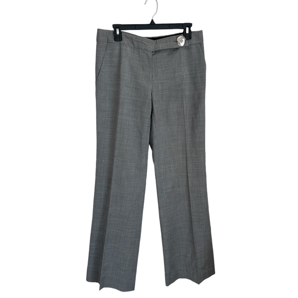 Tory Burch Gray Wool Blend Dress Pants Trousers Women's Size 8